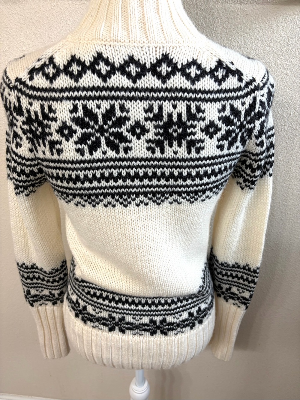 J. Crew Nordic Fair Isle Wool Sweater Small NWT - Picture 6 of 10